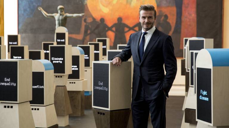 Beckham y Unicef llevan las voces de niños ante líderes mundiales
