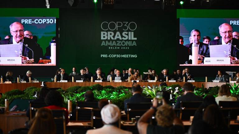 Fotografía de la reunión previa a la COP30, en noviembre del 2025.