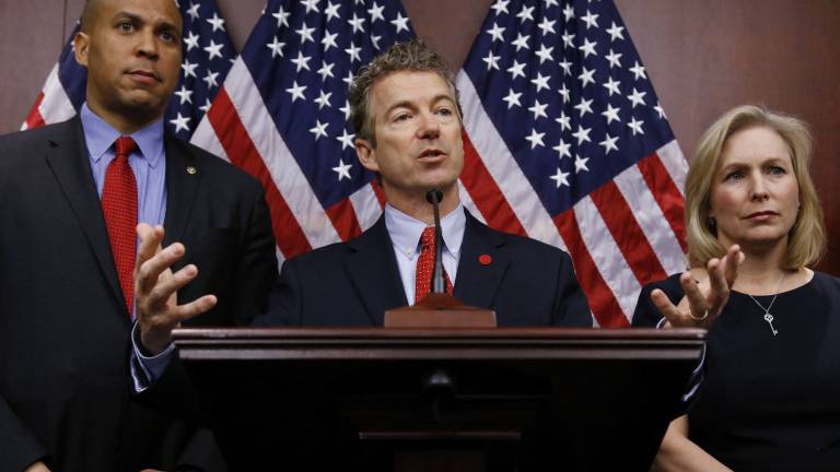 El senador republicano Rand Paul anuncia su candidatura a la Casa Blanca