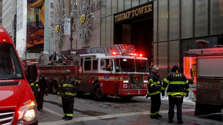 Se incendia azotea de la Torre Trump en Nueva York