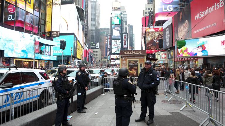 Nueva York desplegará 6.000 policías en Times Square en Nochevieja