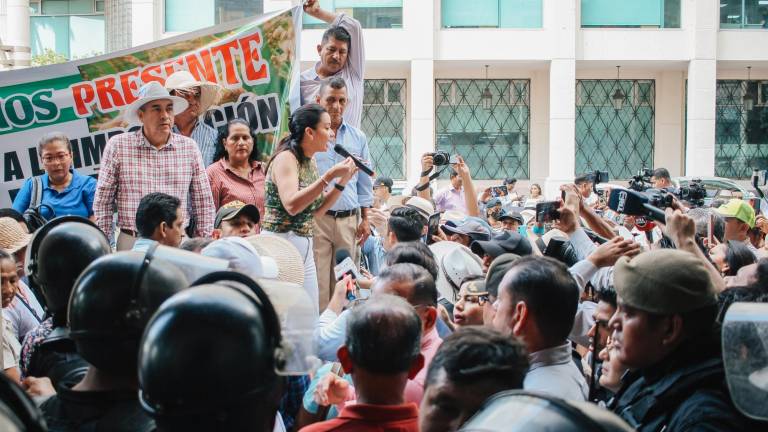 Agricultores presentaron una acción de protección en contra de la importación de arroz tras reunirse con prefecta y gobernador del Guayas