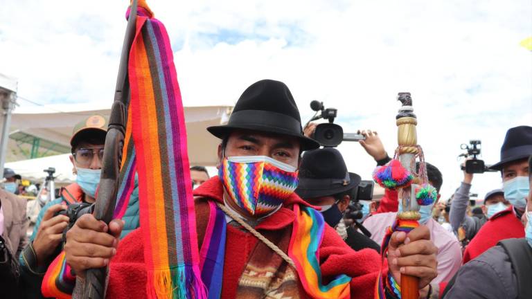 Leonidas Iza pide unidad indígena para pragmatizar 21 derechos