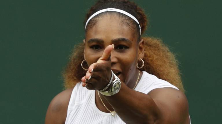 Wimbledon multa a Serena Williams con 10.000 dólares