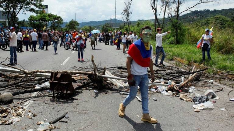 Un policía asesinado durante protesta en Venezuela