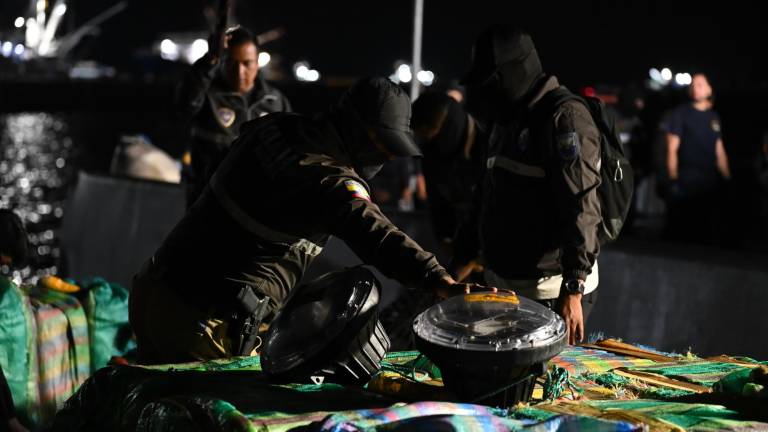 Ecuador incautó 214 toneladas de droga en 2025, 80 menos que el año pasado