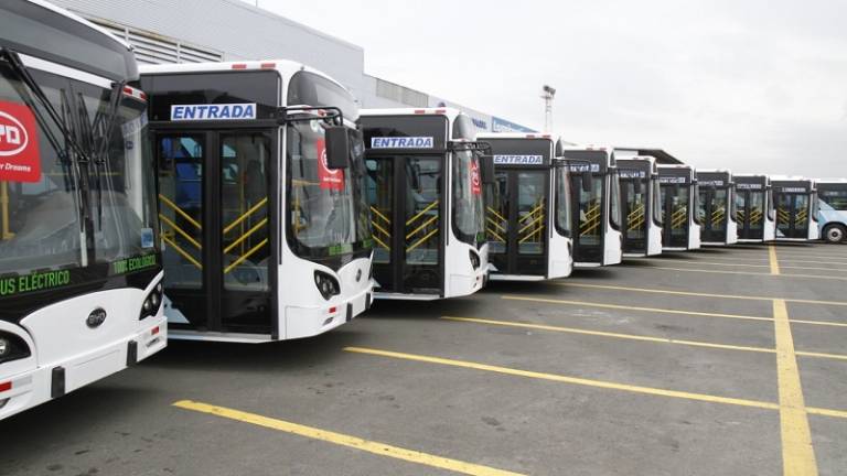 Implementan buses eléctricos en Guayaquil a $0,35 centavos
