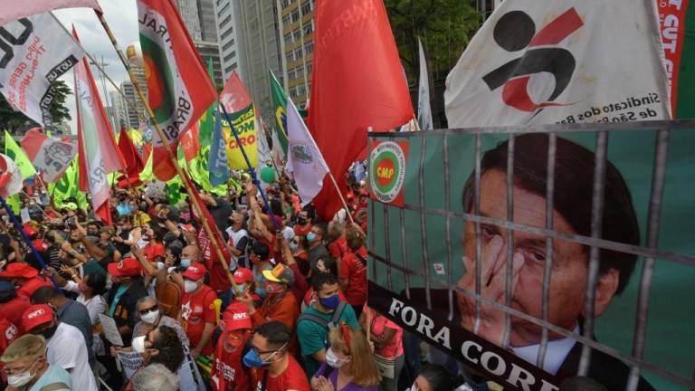 Protestas en Brasil para pedir la destitución de Bolsonaro