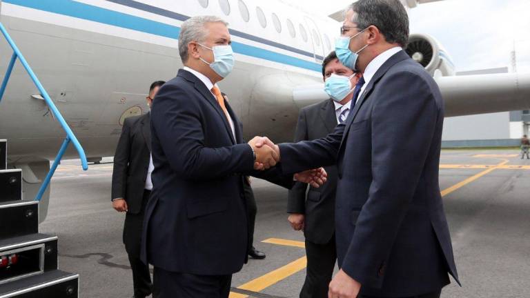 Presidente colombiano Iván Duque llega a Ecuador para abordar temas de seguridad
