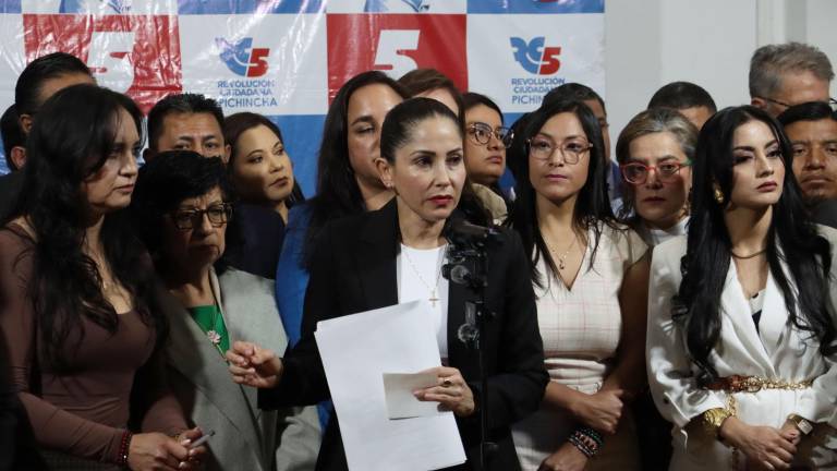 Rueda de prensa de Luisa González.