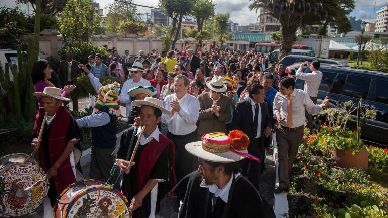 Celebran el Inti Raymi en la Cancillería de Ecuador