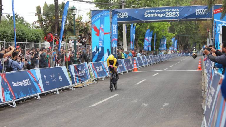 Medalla de plata para Richard Carapaz en la prueba de Contrarreloj en los Panamericanos 2023