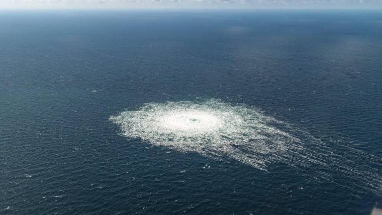 Estas fugas están provocando burbujeos de varios metros de largo en la superficie del mar