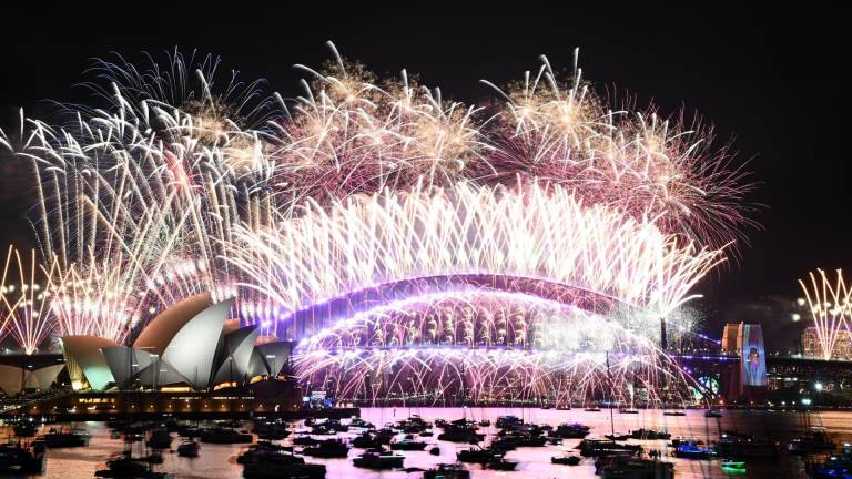 Australia ya celebró la llegada del 2024 con espectáculos de fuegos artificiales