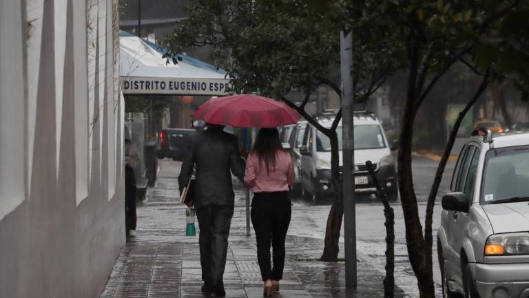 INAMHI emite advertencia meteorológica por intensas lluvias entre el 4 y 7 de abril
