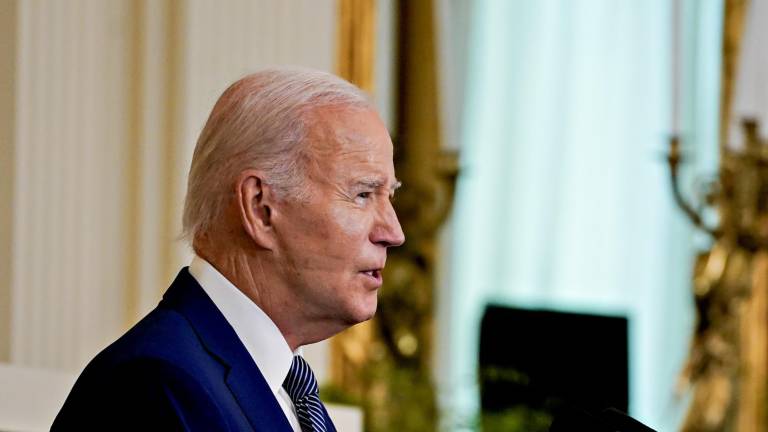 Esta es la razón por la cual Joe Biden tenía marcas en su rostro
