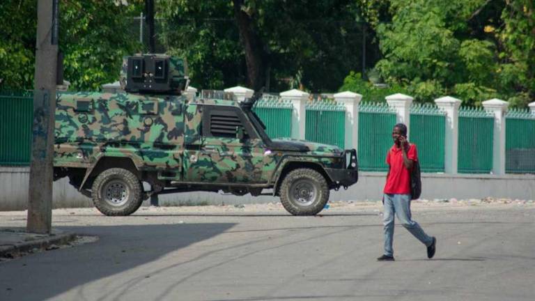 Las calles de Puerto Príncipe lucen vacías debido al temor ante la violencia de las pandillas.