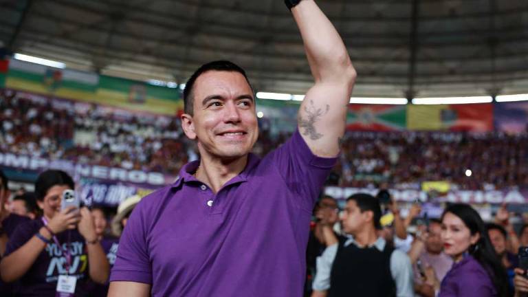 Daniel Noboa, quien electo como presidente de ADN, descartó 'diálogo con los que ya fracasaron'