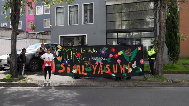 Yasunidos califica de persecución política multa del TCE por USD 18.000 a dos de sus miembros