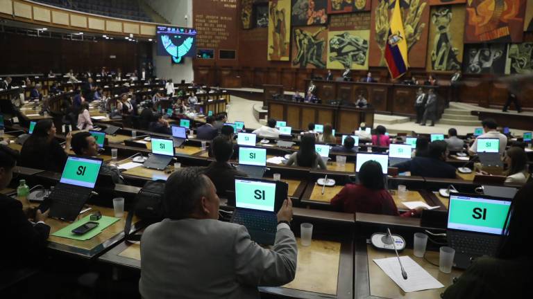 Fotografía del Pleno de la Aamblea Nacional de Ecuador.