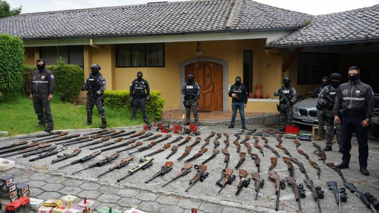 Fuerzas Armadas y Policía han decomisado 2.274 armas durante el estado de excepción