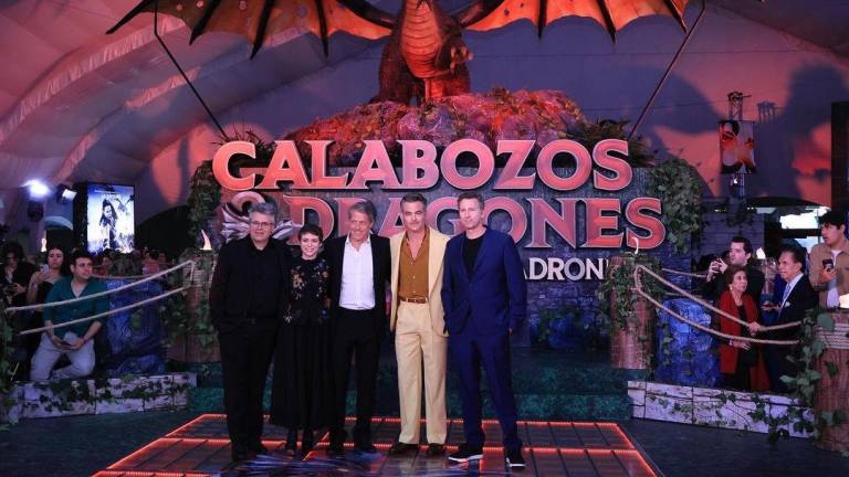 Alfombra roja de la premiere de Calabozos y Dragones en México.