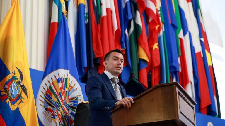 Presidente Daniel Noboa, en una foto de archivo publicada en sus redes.