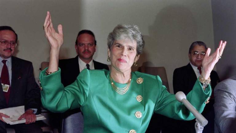 Violeta Barrios de Chamorro fue presidenta de Nicaragua de 1990 a 1997. En esa ocasión derrotó a Daniel Ortega.
