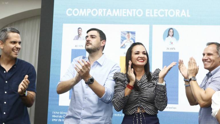 En el tema del Quinto Puente se hicieron evidentes las diferencias de criterios entre el alcalde Aquiles Álvarez y la prefecta Marcela Aguiñaga.