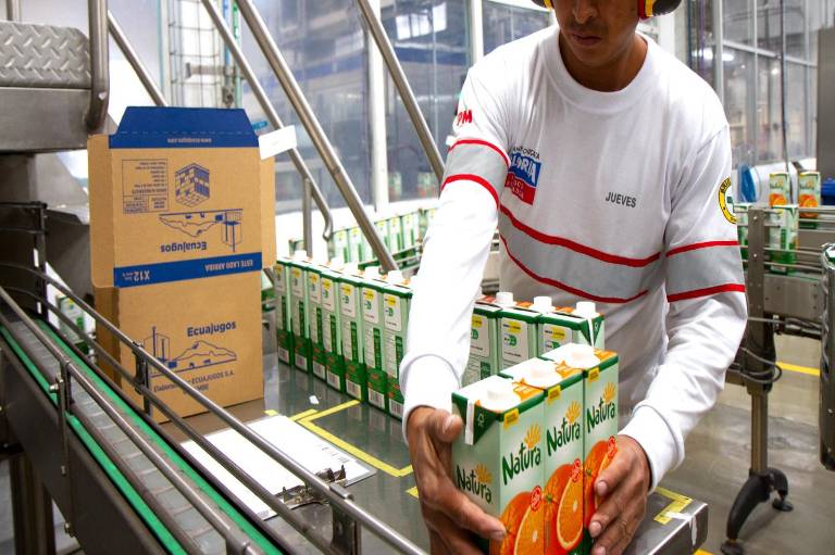 $!Producción de Natura, la apuesta de Gloria Foods Ecuador para competir en el mundo de las bebidas no lácteas.