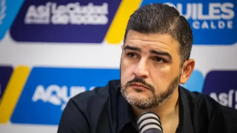 Alcalde de Guayaquil, Aquiles Alvarez, enfrenta audiencia de juicio por el presunto retiro de su grillete