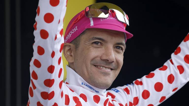 Richard Carapaz fue condecorado con el premio de supercombativo del Tour de Francia 2026