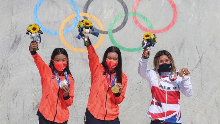 Tienen 12, 13 y 19 años: las reinas del Skateboard callejero en Tokio 2020