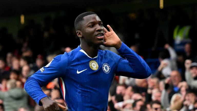El centrocampista ecuatoriano del Chelsea, Moisés Caicedo.