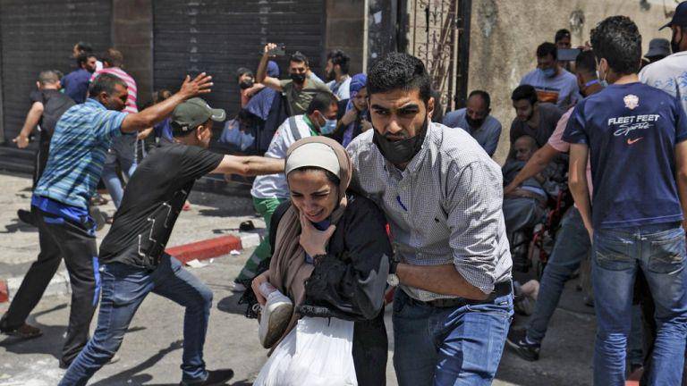 Dron logra captar los bombardeos de Israel contra más de un centenar de objetivos en Gaza