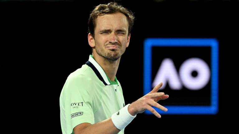 Medvédev le reclama al público tras ganar su partido contra Kyrgios en el Australian Open