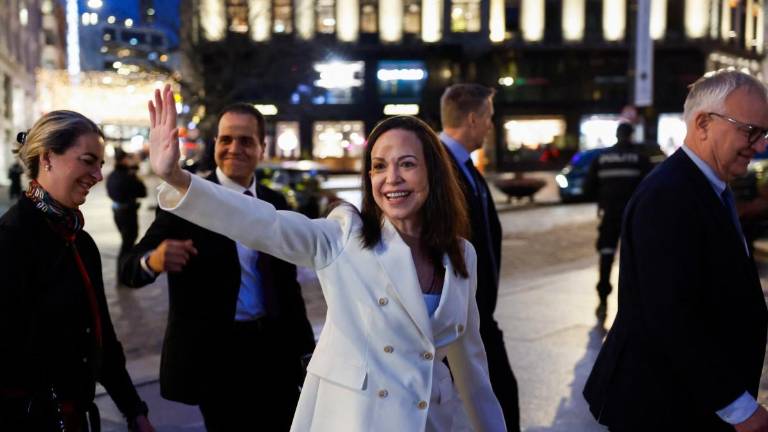 Machado afirmó hace unos días que le gustaría entregar el Nobel a Trump.