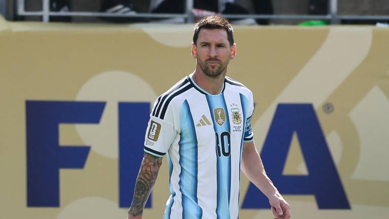 Lionel Messi jugando la final del Mundial 2026 ante España.