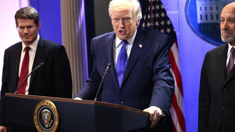 El presidente de Estados Unidos, Donald Trump, habla sobre la anulación de la mayoría de sus aranceles por parte de la Corte Suprema.