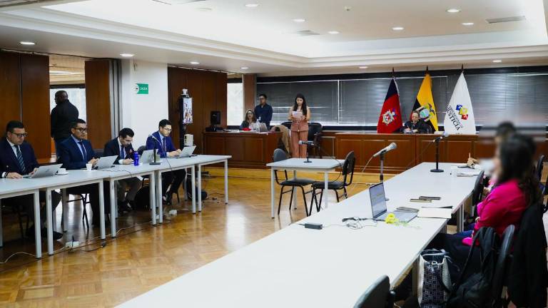 Fotografía que muestra la audiencia del Caso Ligados, que investiga una presunta trama de asociación ilícita.
