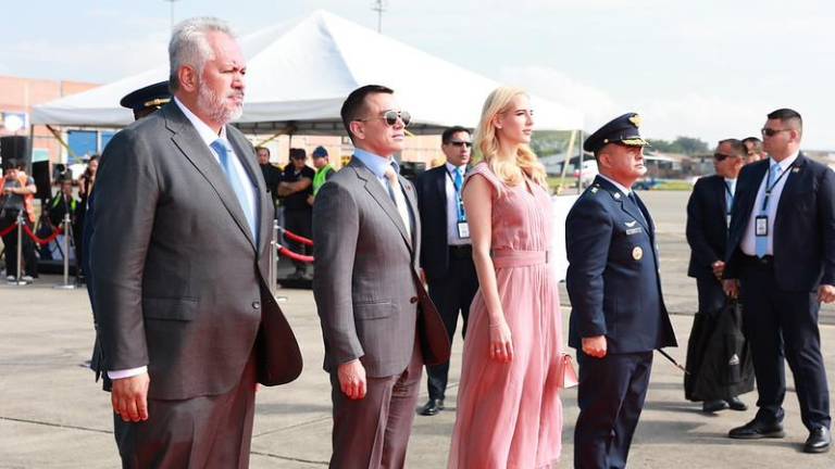 El presidente de la República, Daniel Noboa, arribó a la ciudad de Cali.