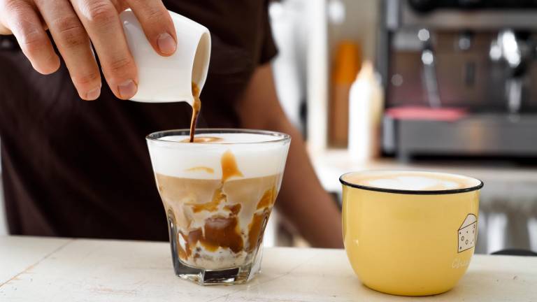 Café latte de caramelo en 10 minutos