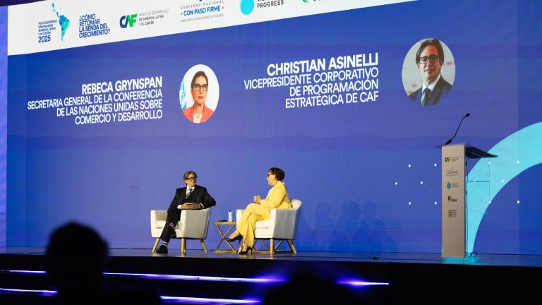 Foto del Foro Económico Internacional, del 2025, realizado por la CAF
