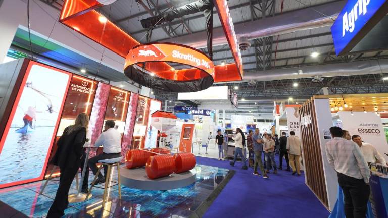 La tecnología, innovación y sostenibilidad del sector camaronero se presentan en AQUAEXPO Guayaquil