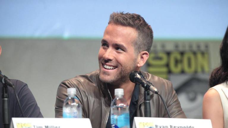 Ryan Reynolds en su presentacion de 2015 en la Comic Con de San Diego, California, Estados Unidos