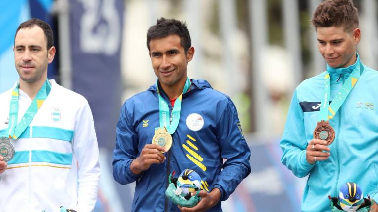 Jhonatan Narváez ganó medalla de oro en ciclismo de ruta en los Juegos Panamericanos Santiago 2023.