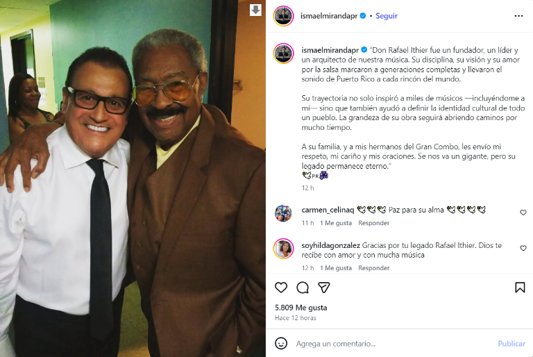 $!Ismael Miranda despidió a Rafael Ithier.