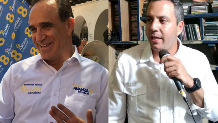 Candidatos a asambleístas González y Celi exponen propuestas