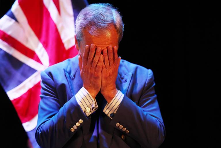 $!Nosotros provocamos esta guerra, afirmó Nigel Farage durante una entrevista con la BBC.