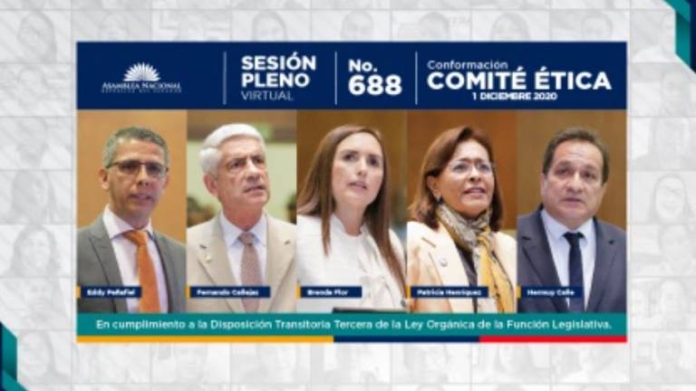Legislativo elige a los 5 integrantes del primer Comité de Ética, que conocerá las denuncias sancionadas con destitución